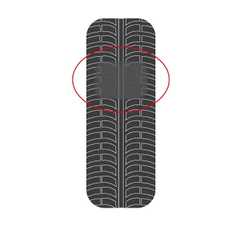 Flachstelle auf Reifenlauffläche nach Vollbremsung